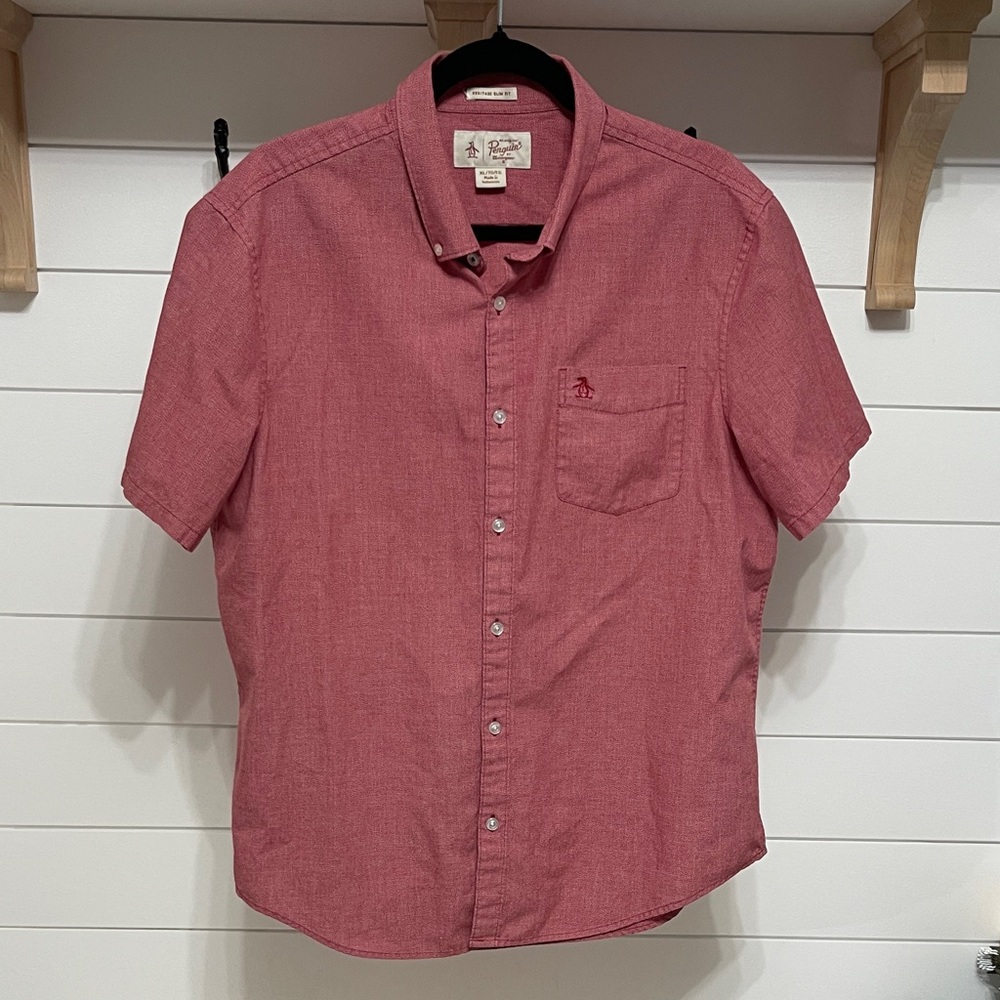 Penguin Munsingwear Red Shirt - Sz XL